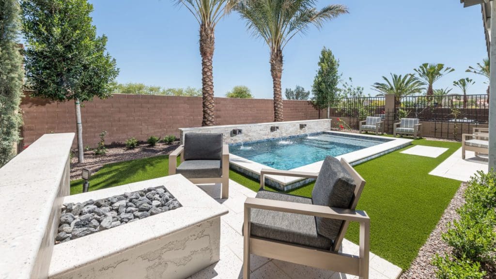 Small Backyard Design Ideas: Phoenix Spool - California Pools & Landscape